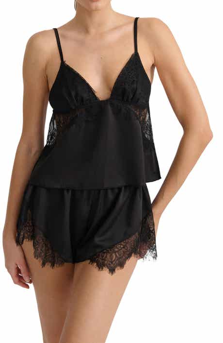 Kat The Label Darcy Lace Inset Satin Camisole
