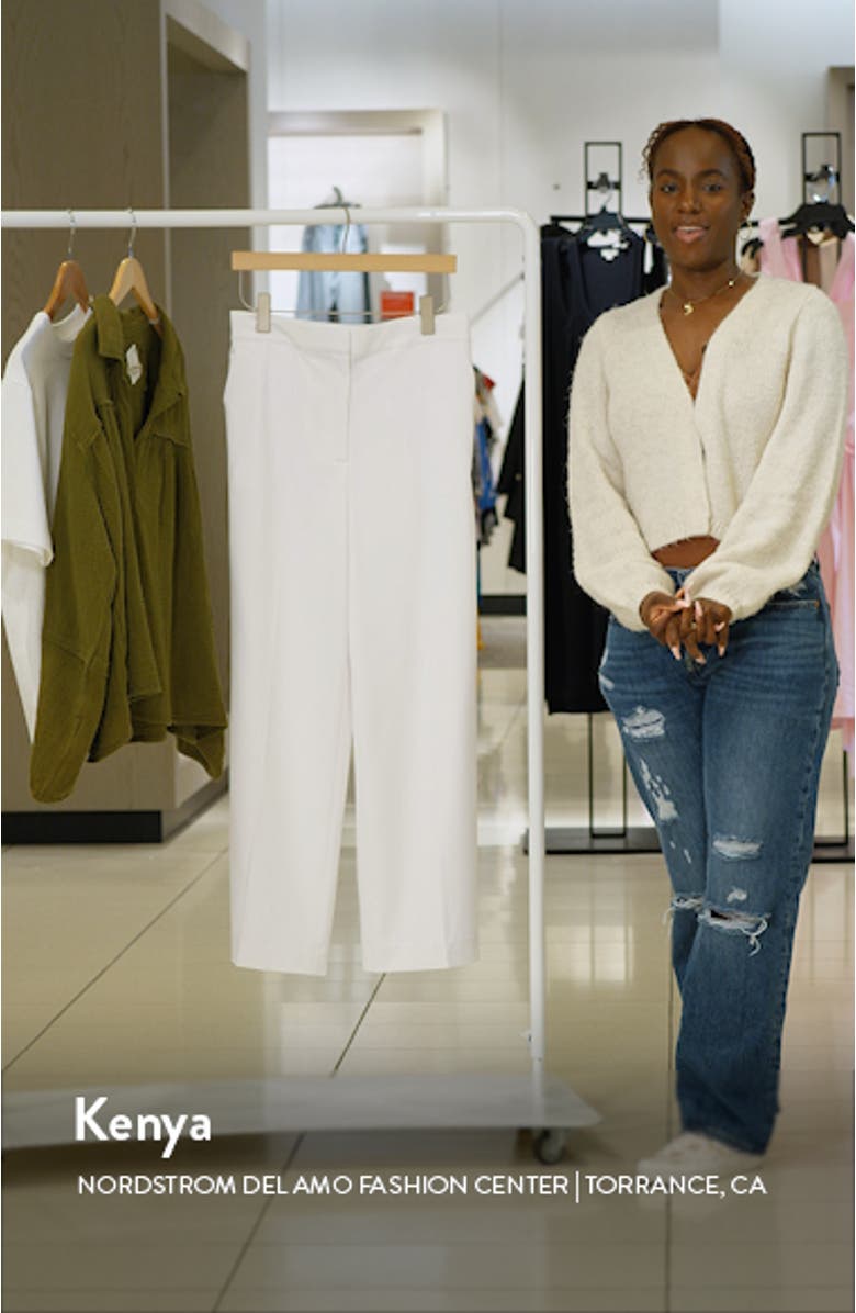 High Waist Wide Leg Trousers, sales video thumbnail