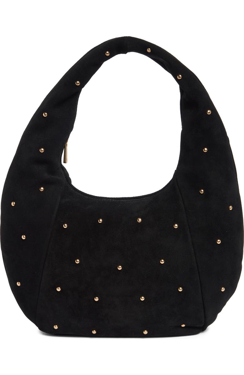 Sam Edelman Bernie Studded Suede Hobo Bag, Main, color,