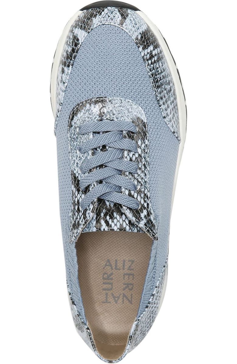 Naturalizer Nash Snakeskin Embossed Sneaker, Alternate, color,
