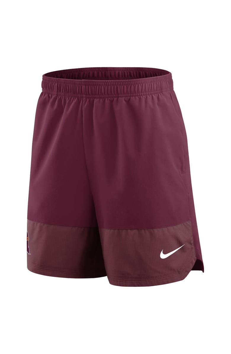 Nike Men's Nike Maroon Virginia Tech Hokies 2025 Sideline Performance Shorts, Alternate, color, Maroon