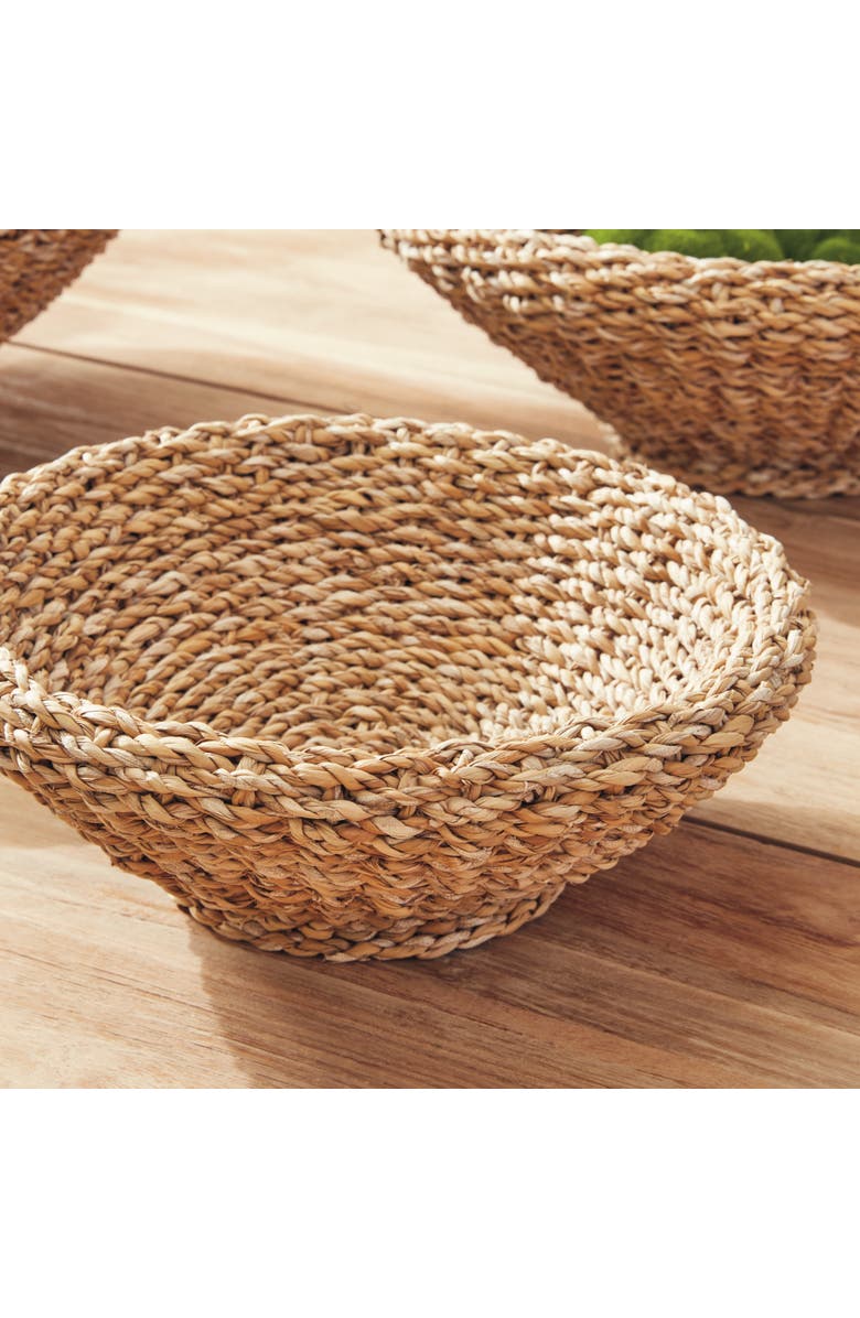 Napa Home & Garden Seagrass Shallow Tapered Baskets Set of 3, Alternate, color,