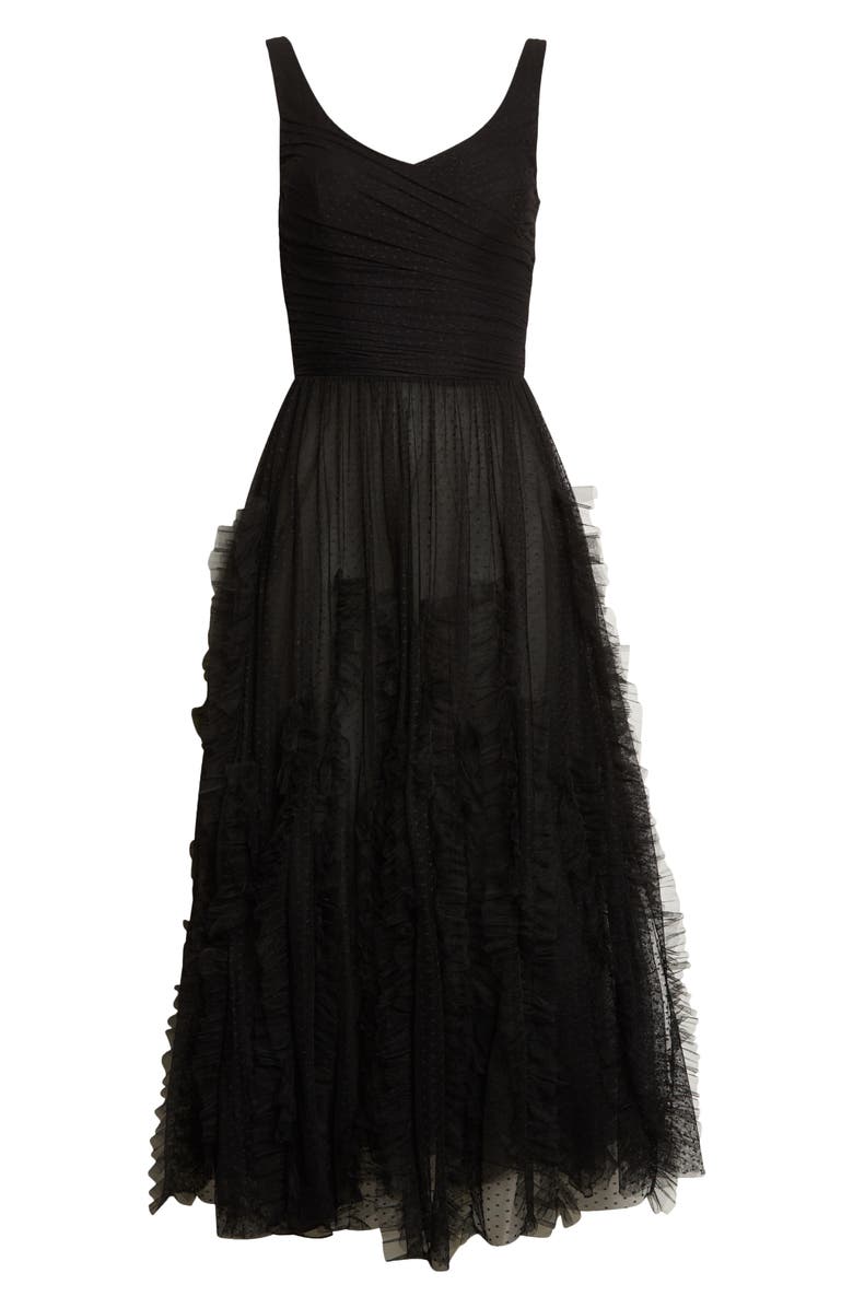 Jason Wu Collection Embroidered Sleeveless Tulle Cocktail Dress, Alternate, color, 