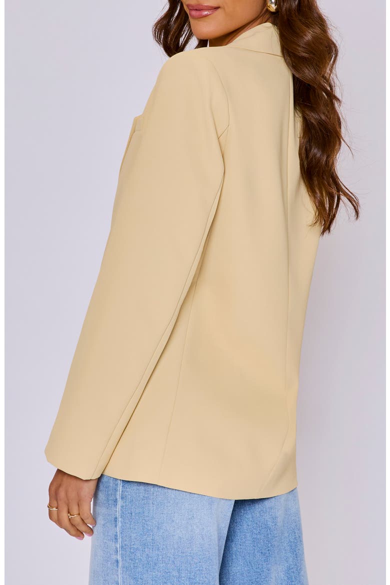 Juliette Relaxed Fit Blazer, Alternate, color, BUTTER