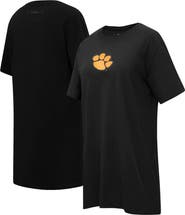 PRO STANDARD Women's Pro Standard Black Clemson Tigers Tonal Neutral Mini T-Shirt Dress