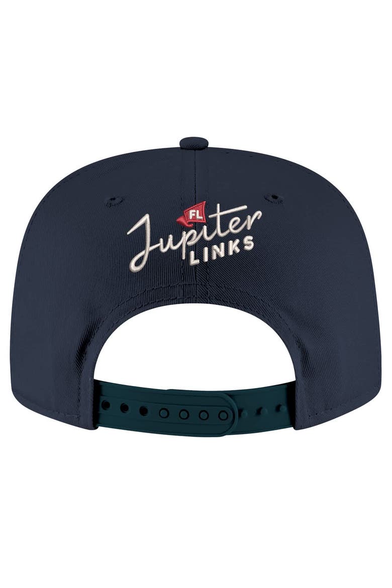 Men's New Era  Navy Jupiter Links Golf Club Adjustable Golfer Hat, Alternate, color, Navy