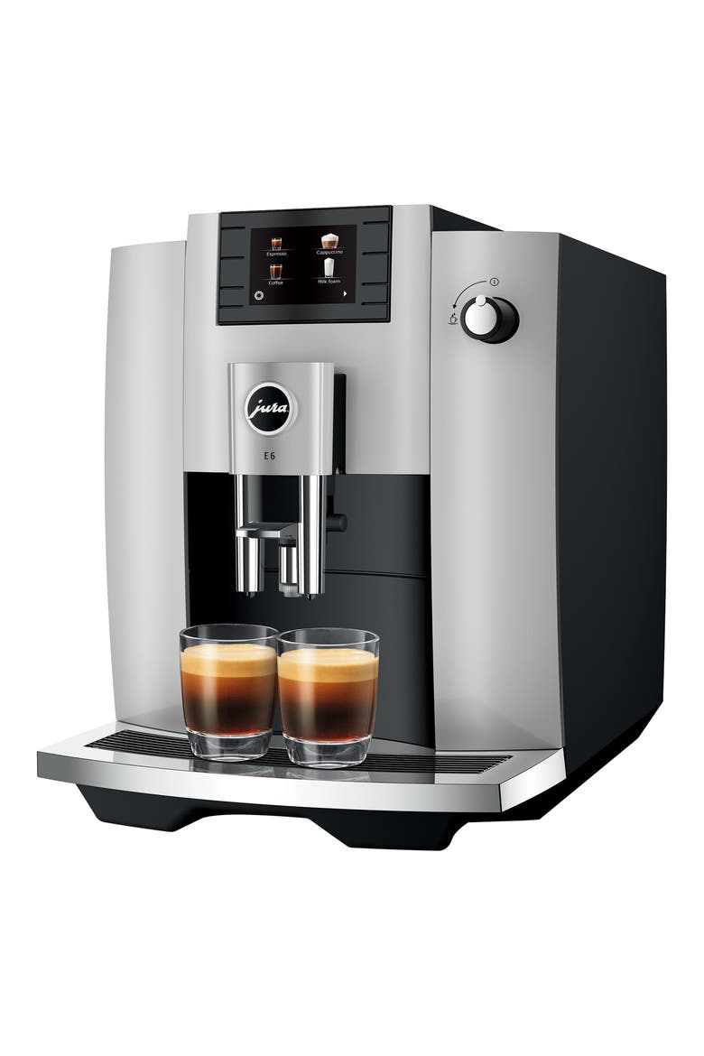 E6 Automatic Coffee Machine, Alternate, color, SILVER