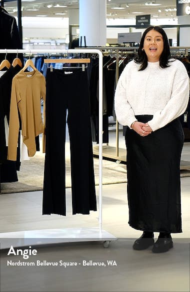 Good American Compression Terry Flare Trousers (Women) | Nordstromrack