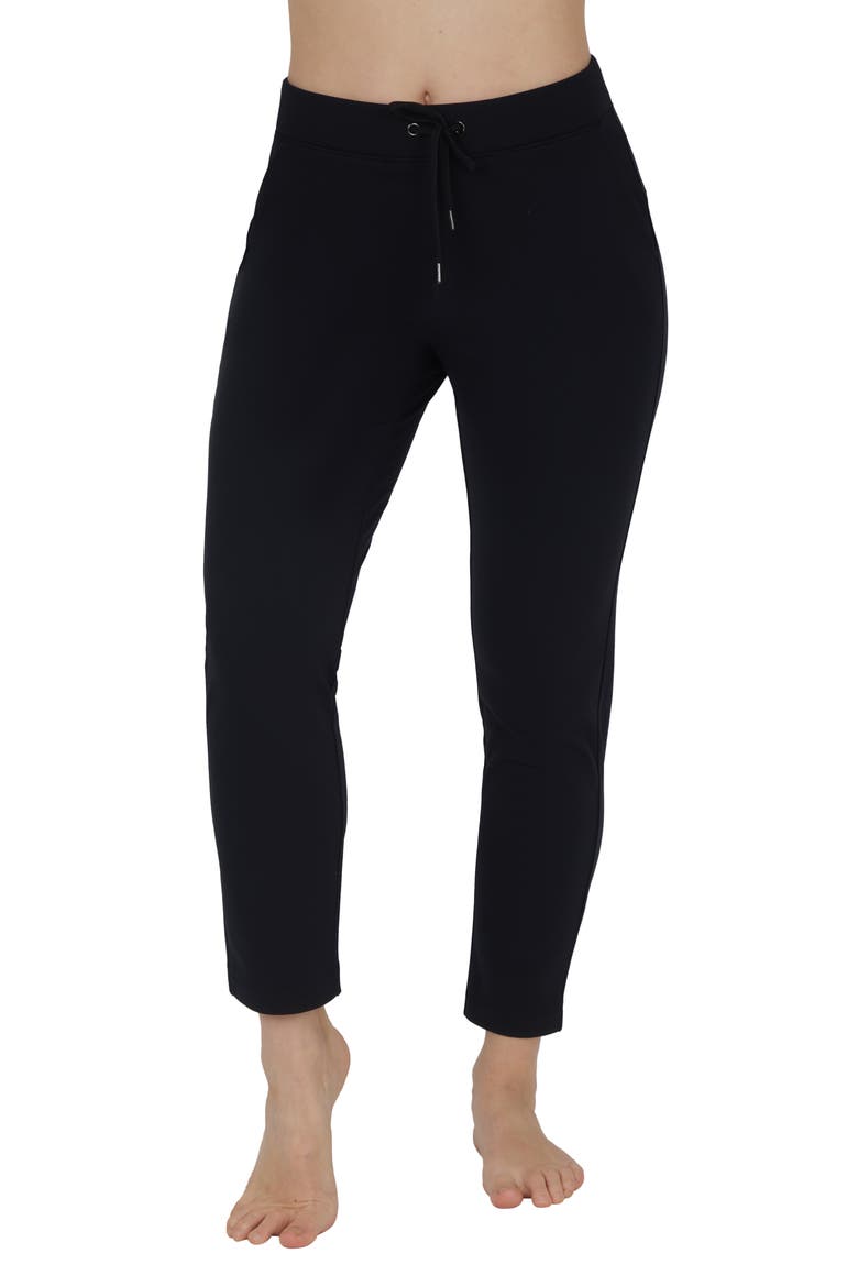 Polarlux Avenue Pocket Straight Leg Pants, Main, color, BLACK