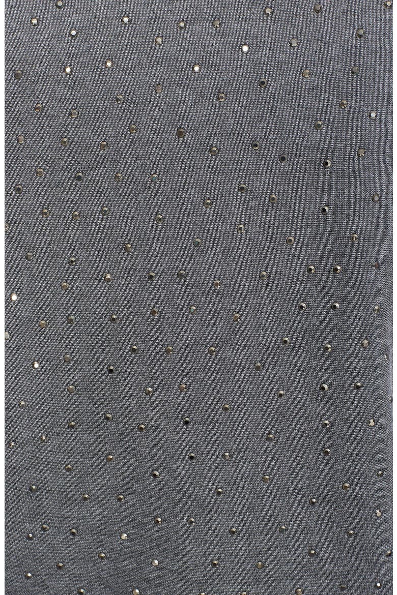 'Scarlit' Sequin Embellished Sweatshirt, Alternate, color, DARK CHARCOAL