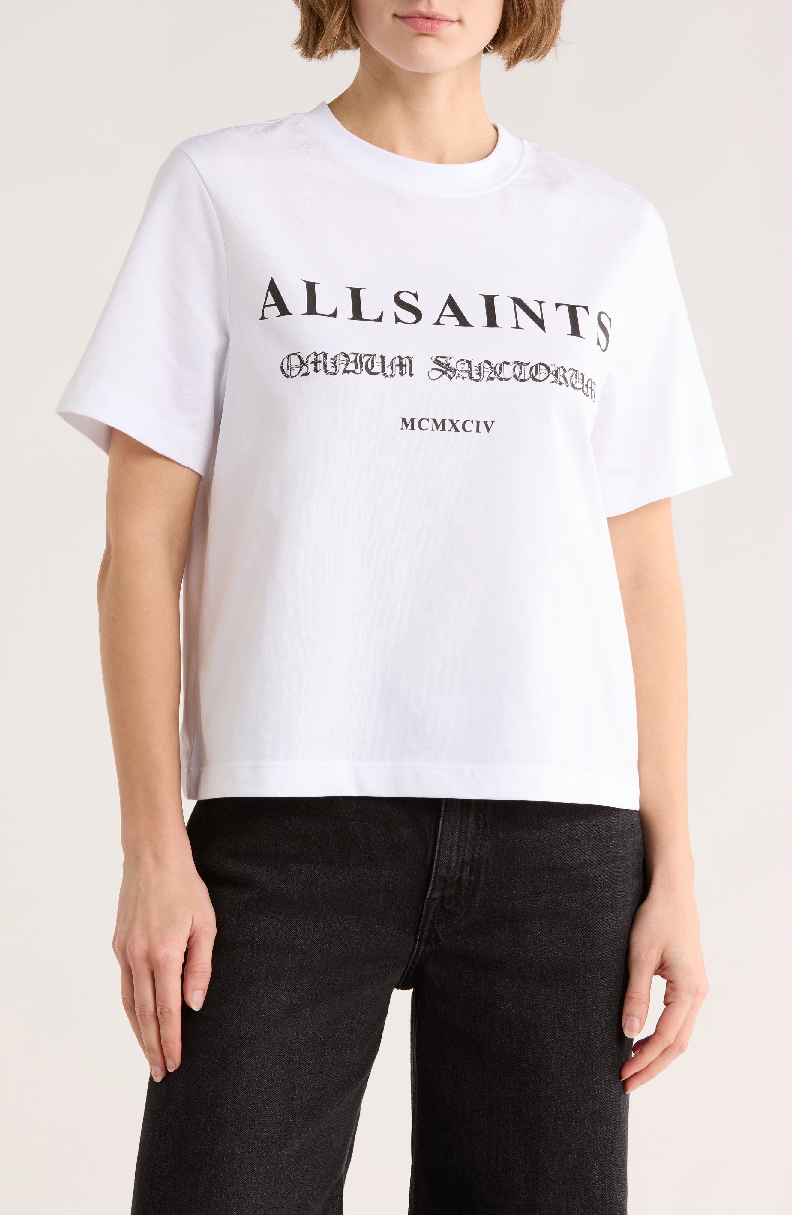 AllSaints Lisa Omnium Cotton Graphic T-Shirt