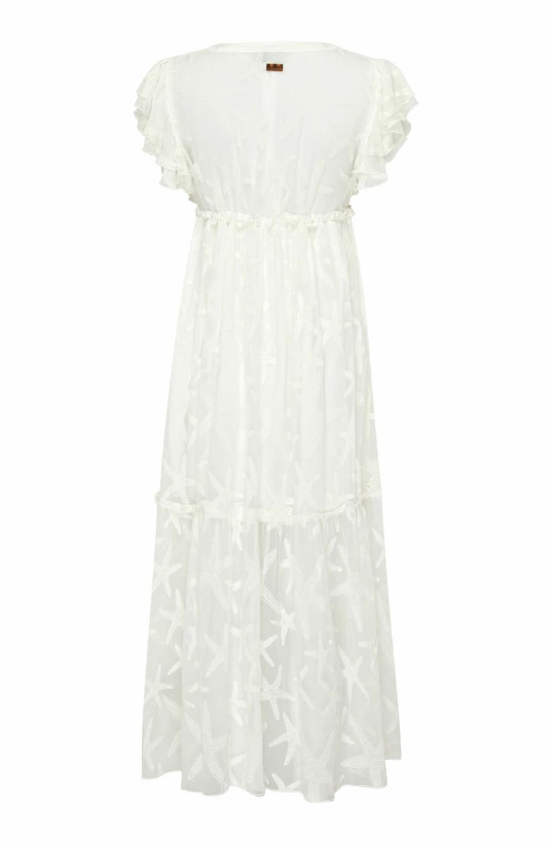 Vilebrequin Women's Starfish Long Transparent Silk Dress, Alternate, color,