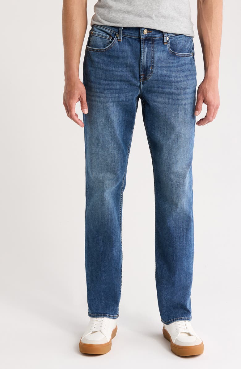 7 For All Mankind The Straight Leg Jeans, Main, color, Brink