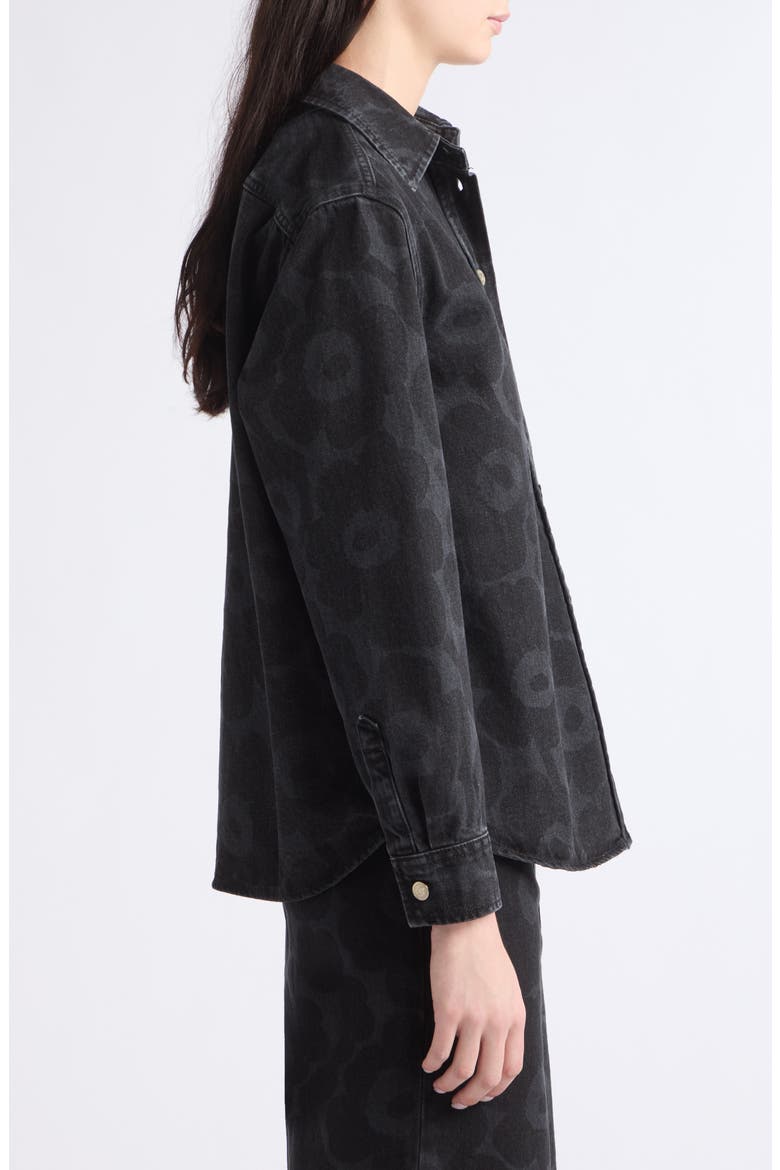 Maridenim Unikko Button-Up Shirt, Alternate, color, WASHED BLACK