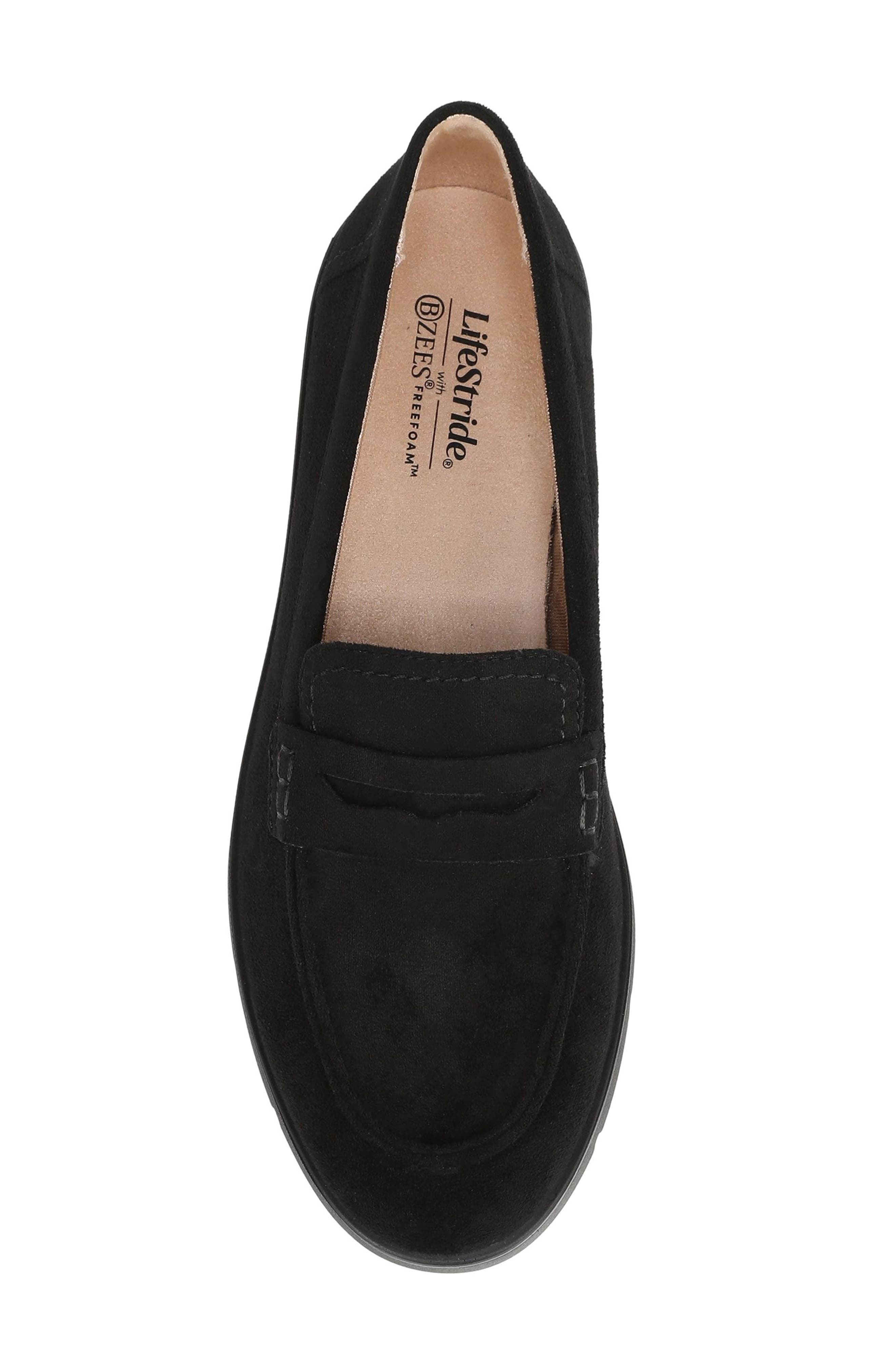Veronica 2 Penny Loafer, Alternate, color, BLACK