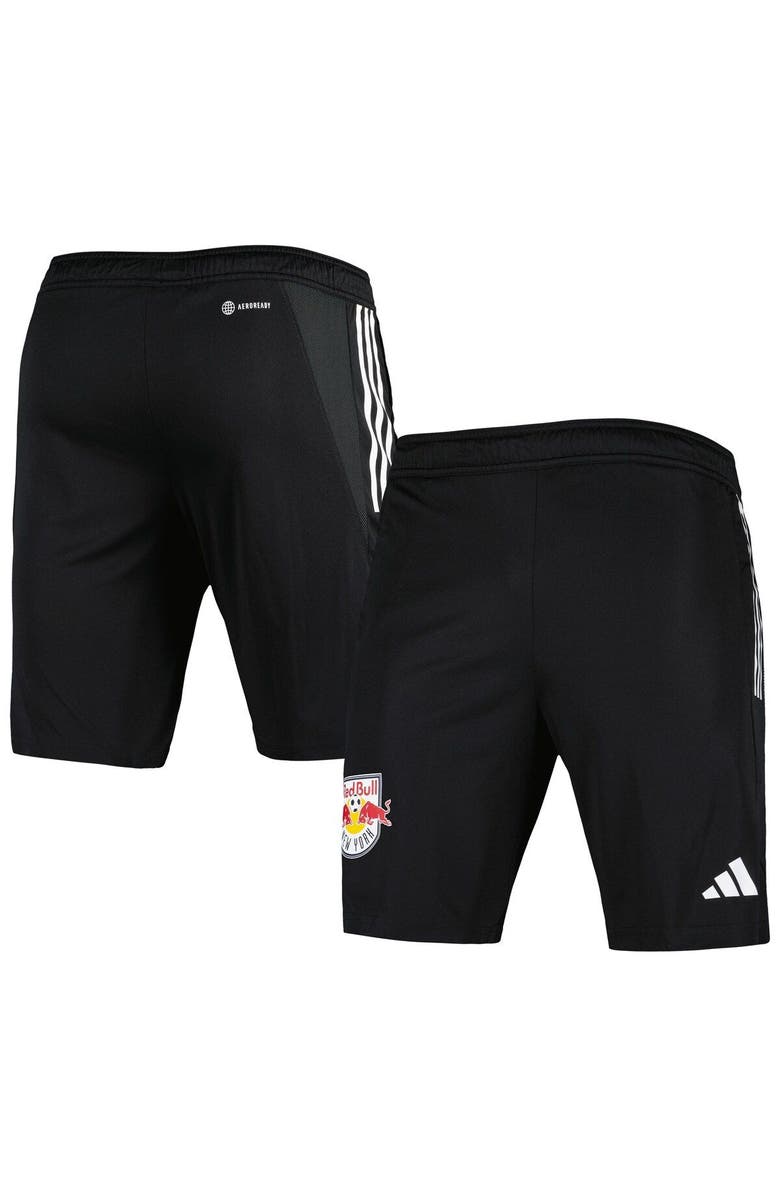 adidas Men's adidas Black New York Red Bulls 2023 On-Field AEROREADY Training Shorts, Main, color, 