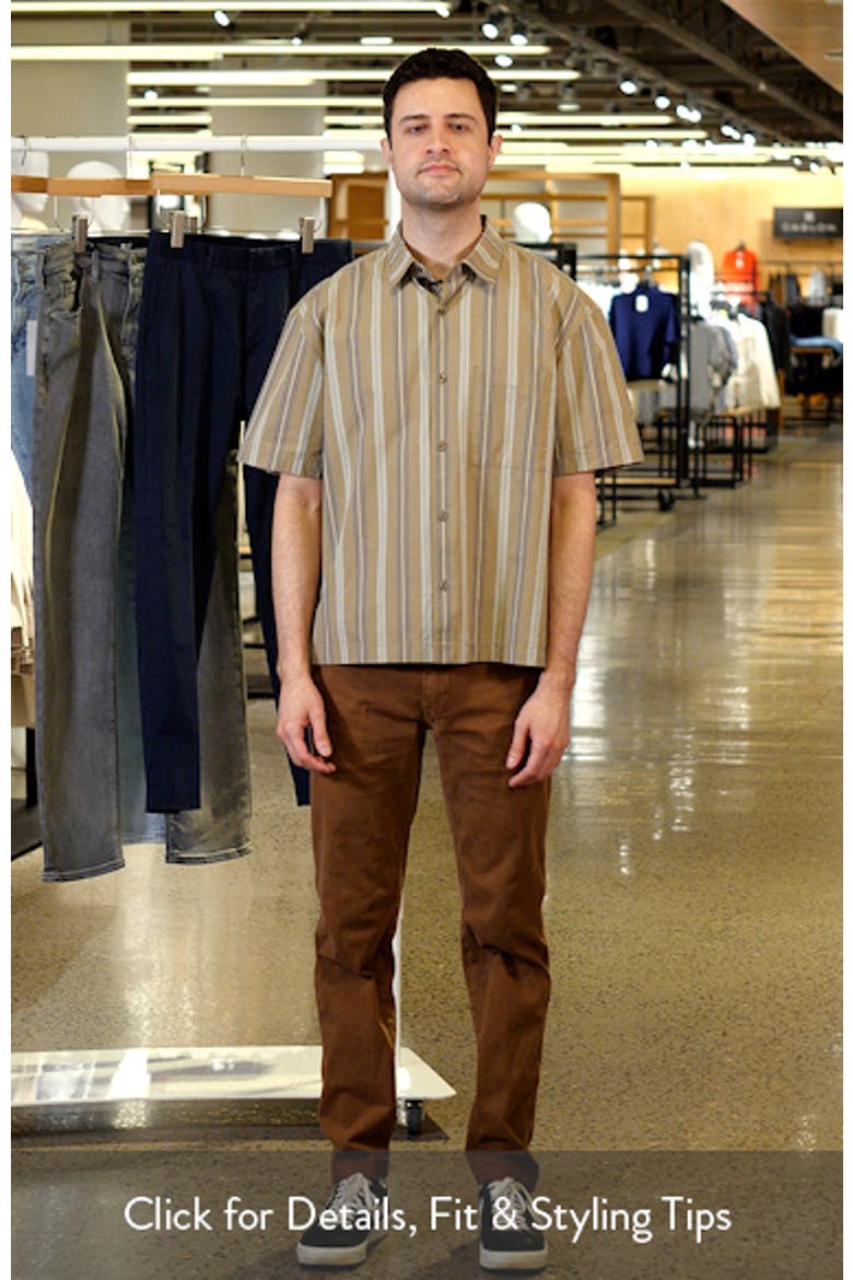 Boxy Camp Short Sleeve Button-Up Cotton Shirt video