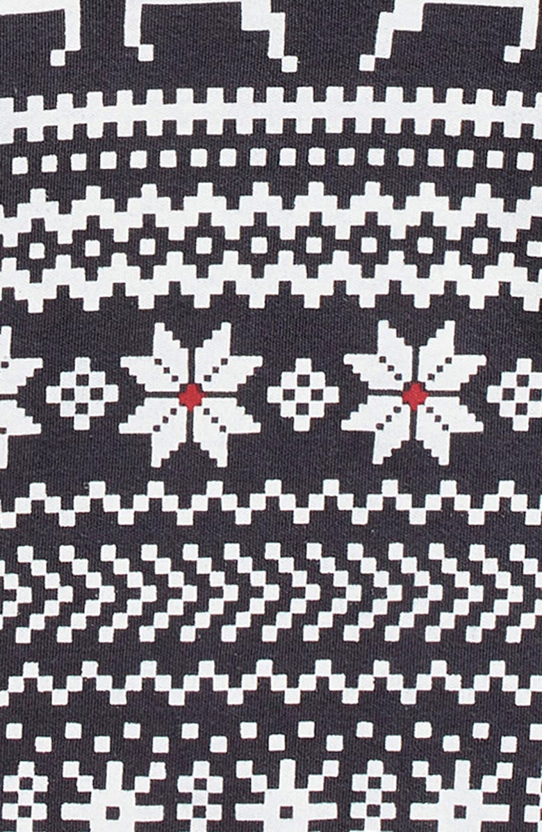 L'ovedbaby Organic Cotton Two-Piece Organic Cotton Holiday Pajamas with Matching Cap, Alternate, color, 