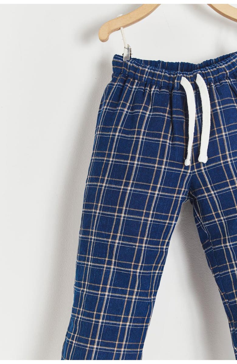 Babycottons Beli Flannel Pants for Infant, Alternate, color, Blue