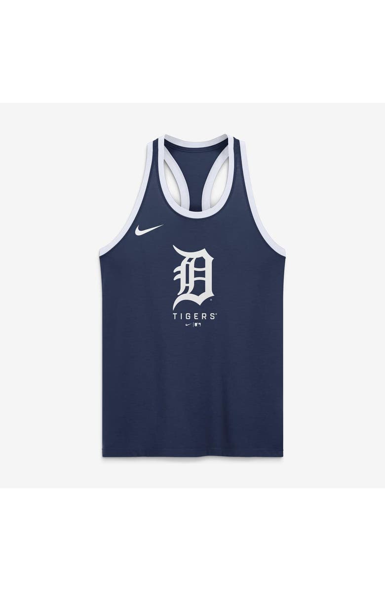 Nike Women's Nike Navy Detroit Tigers Tri-Blend Dri-FIT Racerback Tank Top, Alternate, color, Navy