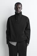 COS Wool-jersey Mock-neck Sweater