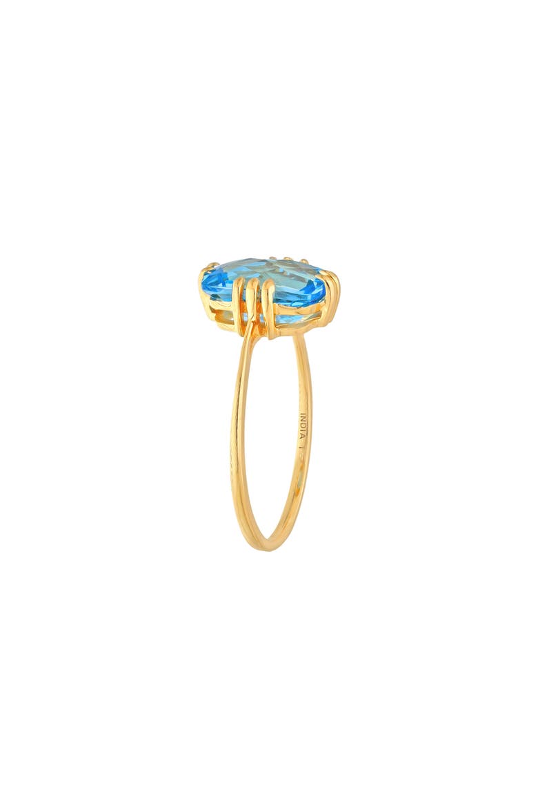 Swiss Blue Topaz Ring, Alternate, color, BLUE