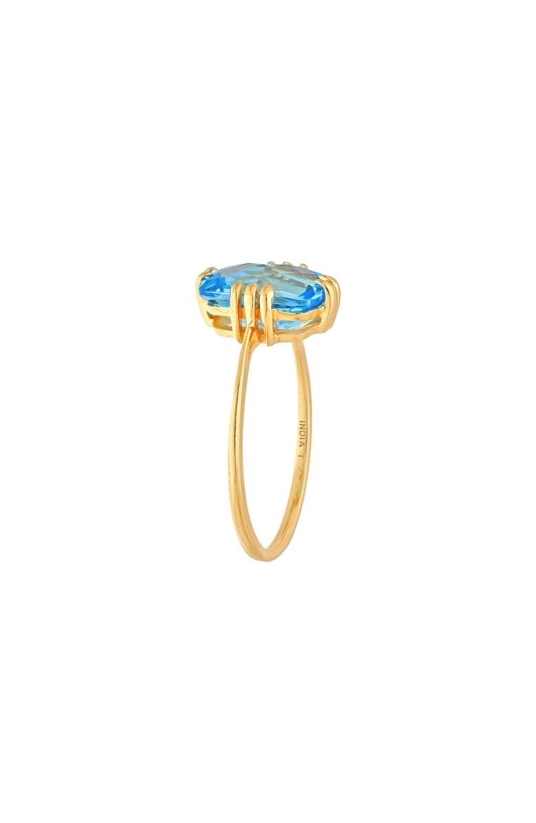 YS GEMS Swiss Blue Topaz Ring, Alternate, color, Blue