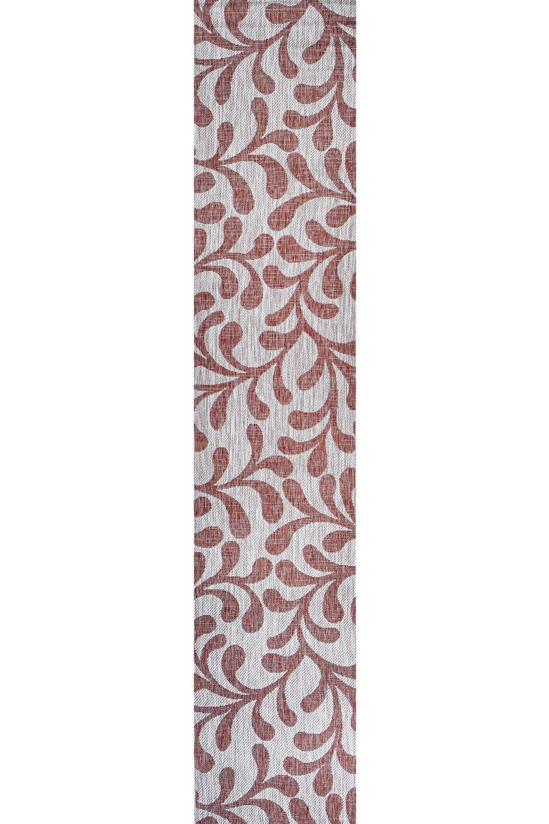 Vine All Over Indoor/Outdoor Area Rug, Alternate, color, Red/Beige