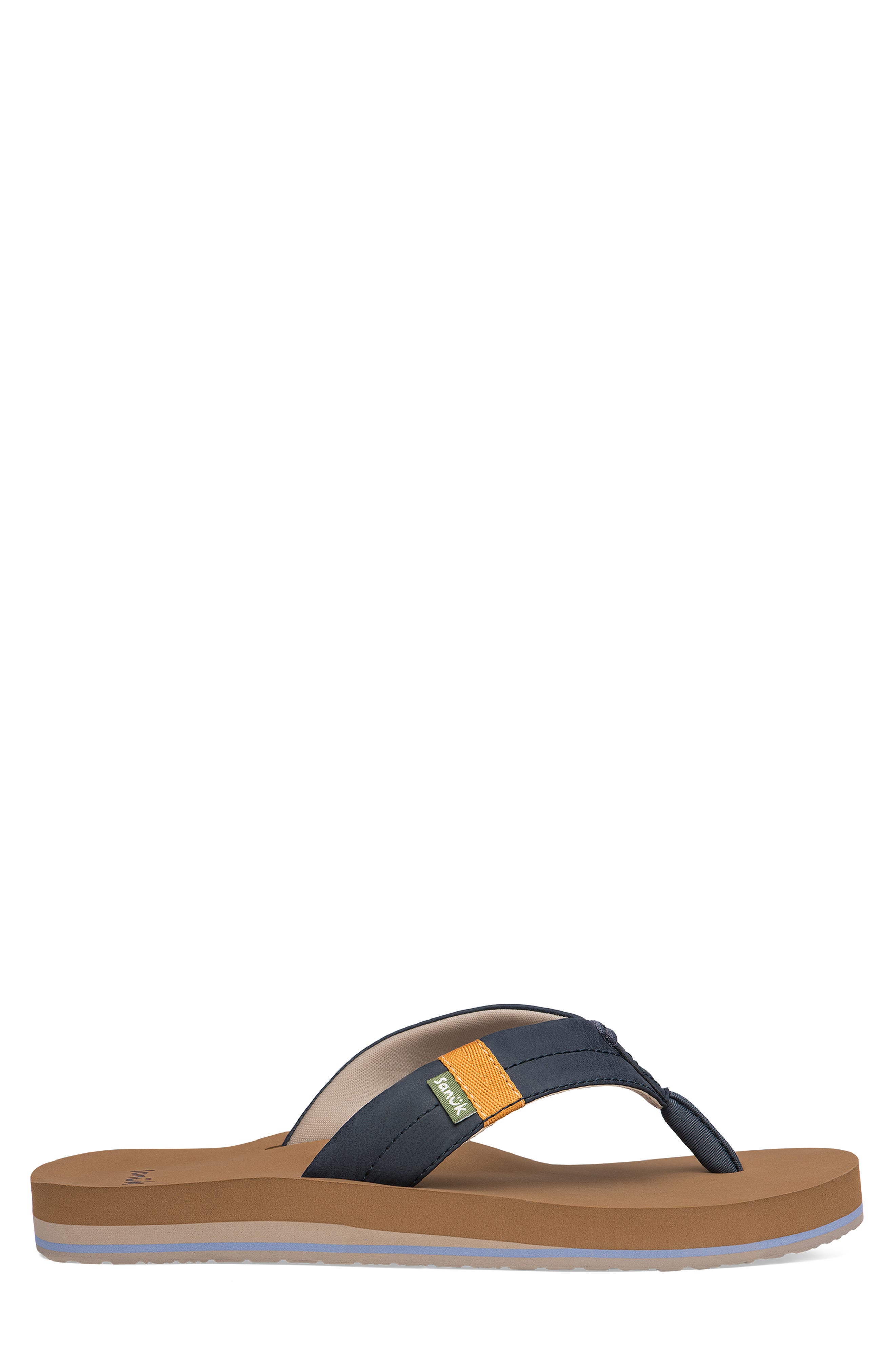 Sawyer Flip Flop, Alternate, color, NAVY RETRO