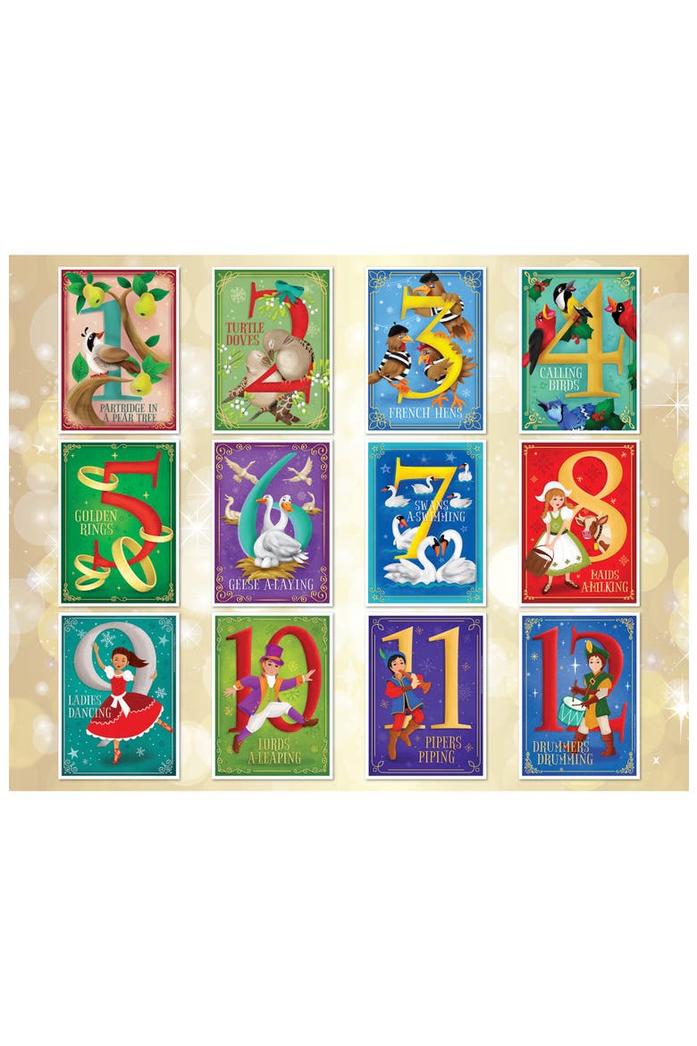 12 Days of Christmas Jigsaw Puzzles, Alternate, color, Multicolor