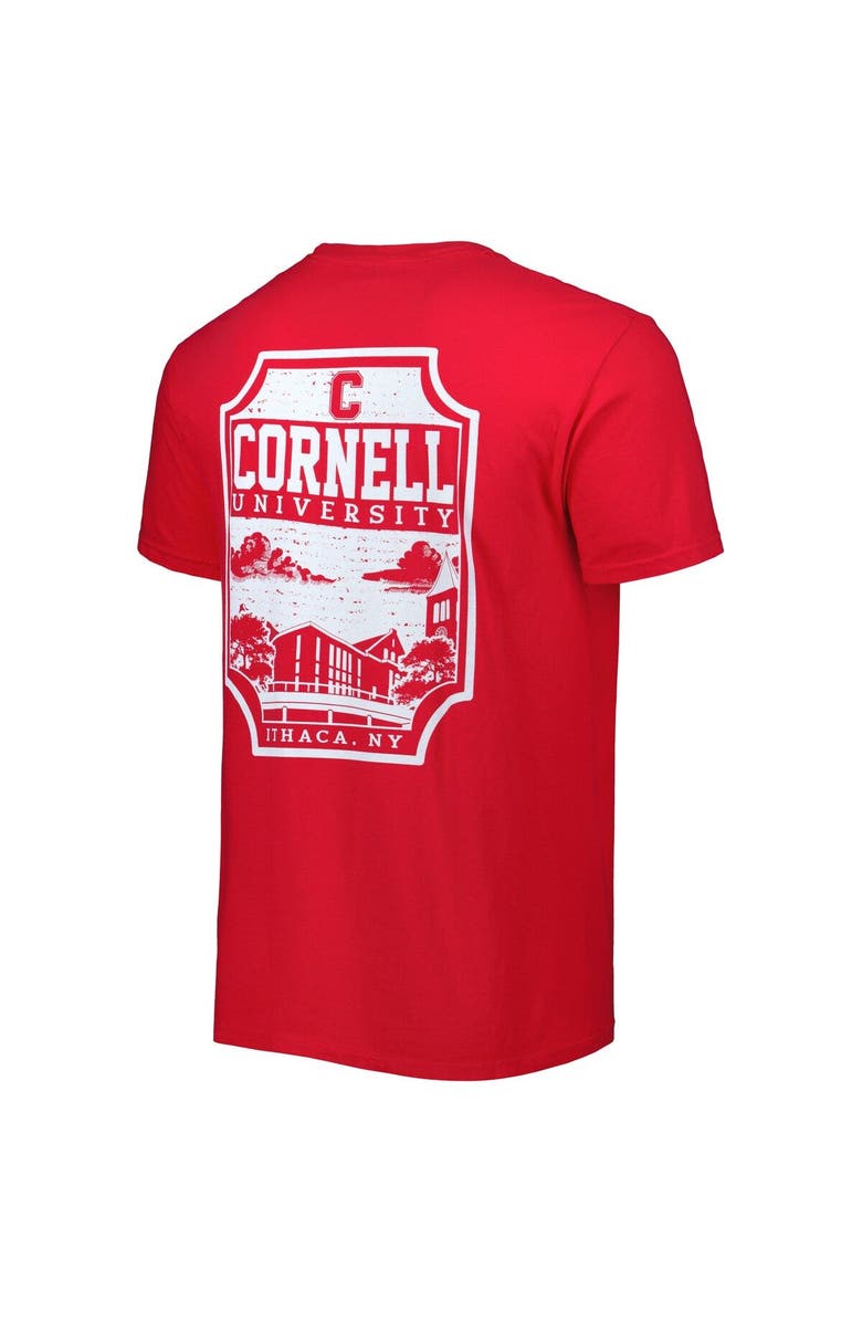 IMAGE ONE Men's Red Cornell Big Red Logo Campus Icon T-Shirt, Alternate, color, Red