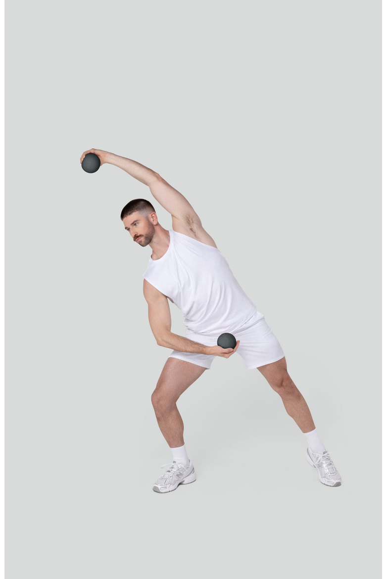 The Power Ball Weighted Fitness Ball, Alternate, color, Charcoal