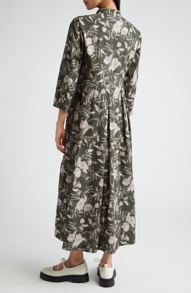 Max Mara Pilly Floral Print Cotton Shirtdress, Alternate, color, 