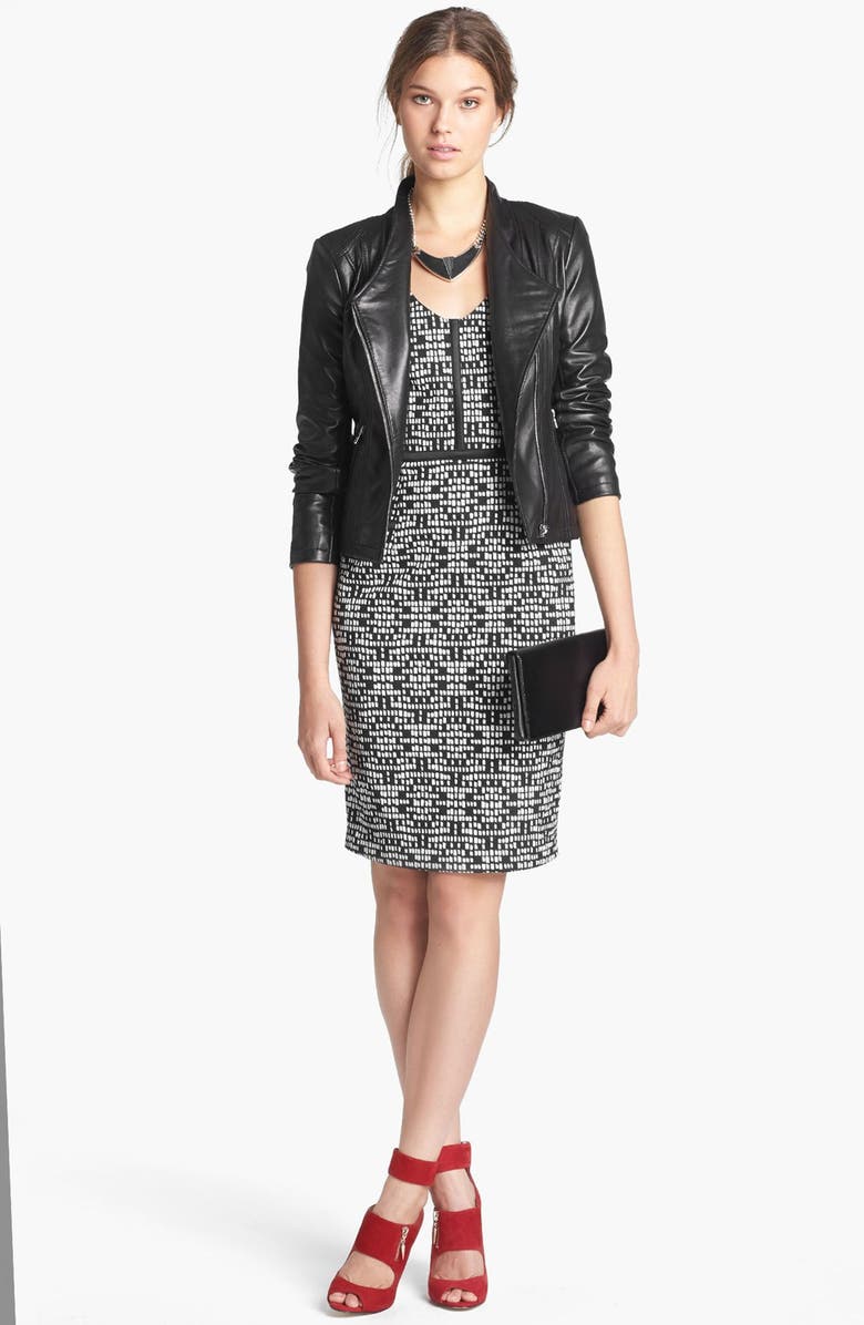 Adrianna Papell Jacquard Sheath Dress, Alternate, color,