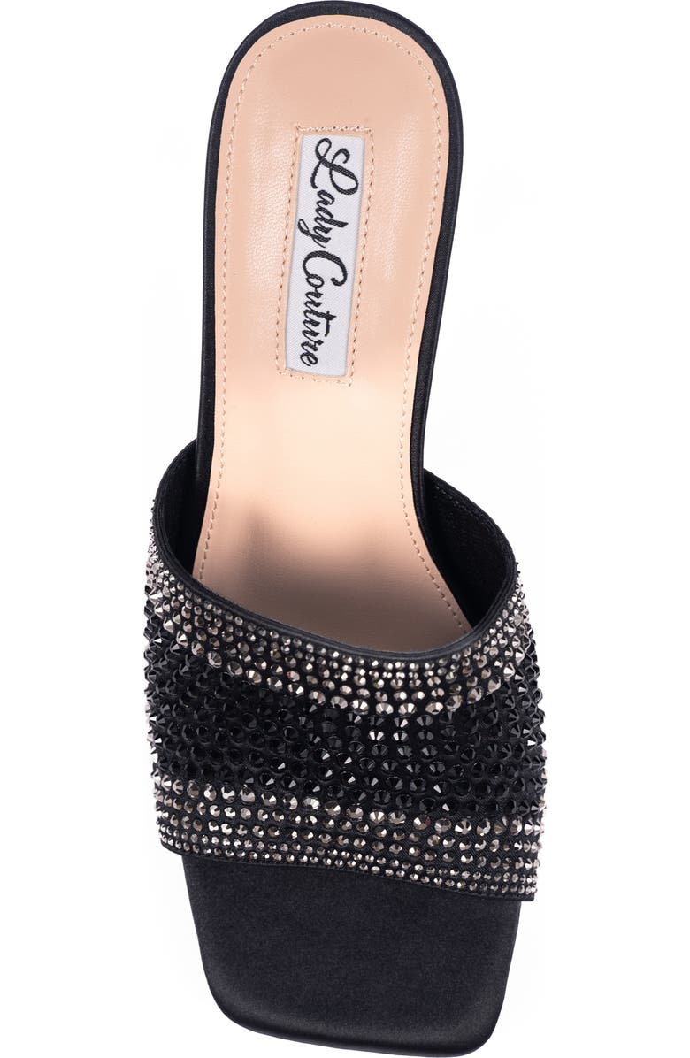 LADY COUTURE Fontana Slide Sandal, Alternate, color, Black