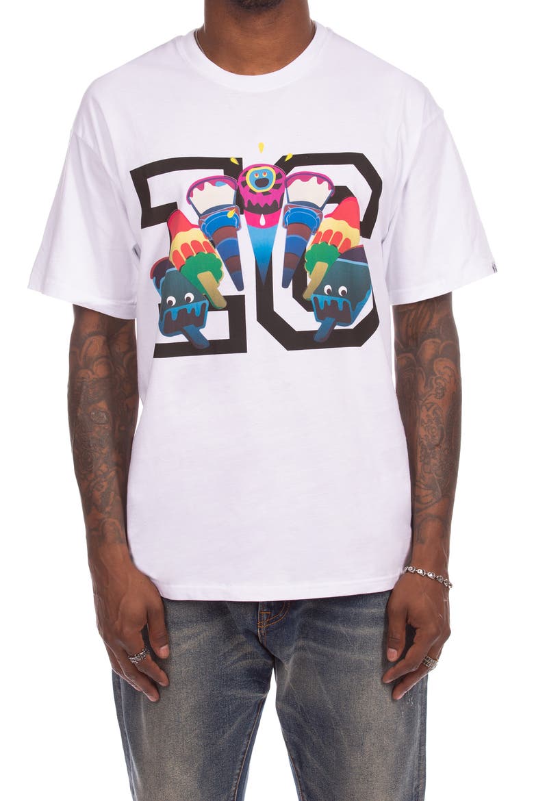 Friends Cotton Graphic T-Shirt, Main, color, WHITE