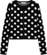 MANGO Polka Dot Cardigan