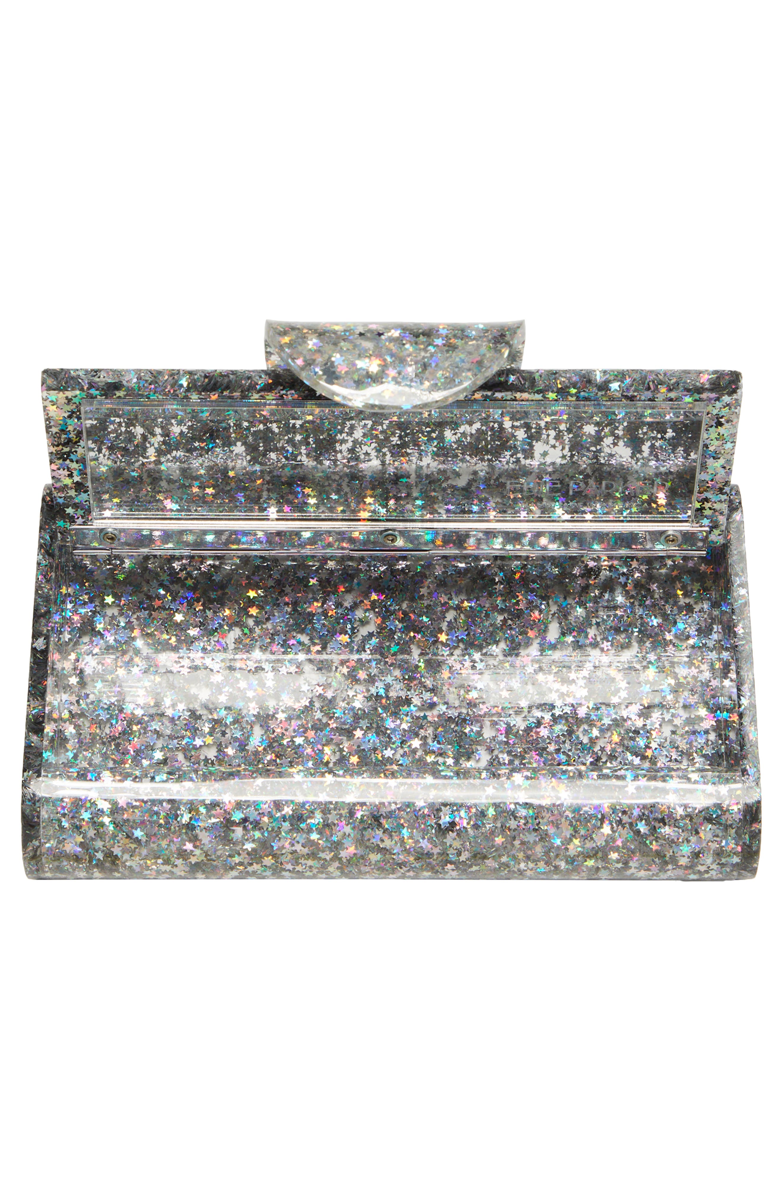 Edie Parker Mini Lara Acrylic Clutch, Alternate, color, 