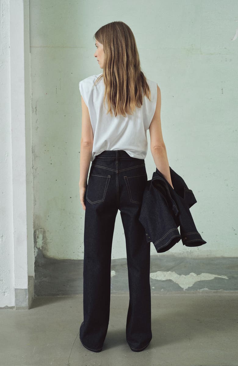 MANGO High Waist Balloon Jeans, Alternate, color, Open Blue