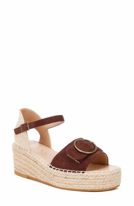 LONDON RAG Amilta Platform Wedge Espadrille Sandal