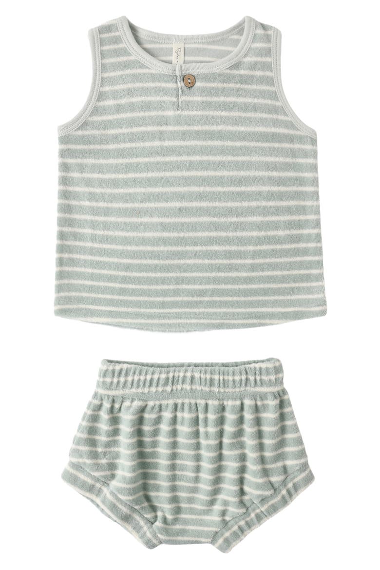 Terry Tank & Shorts Set, Alternate, color, SEAFOAM