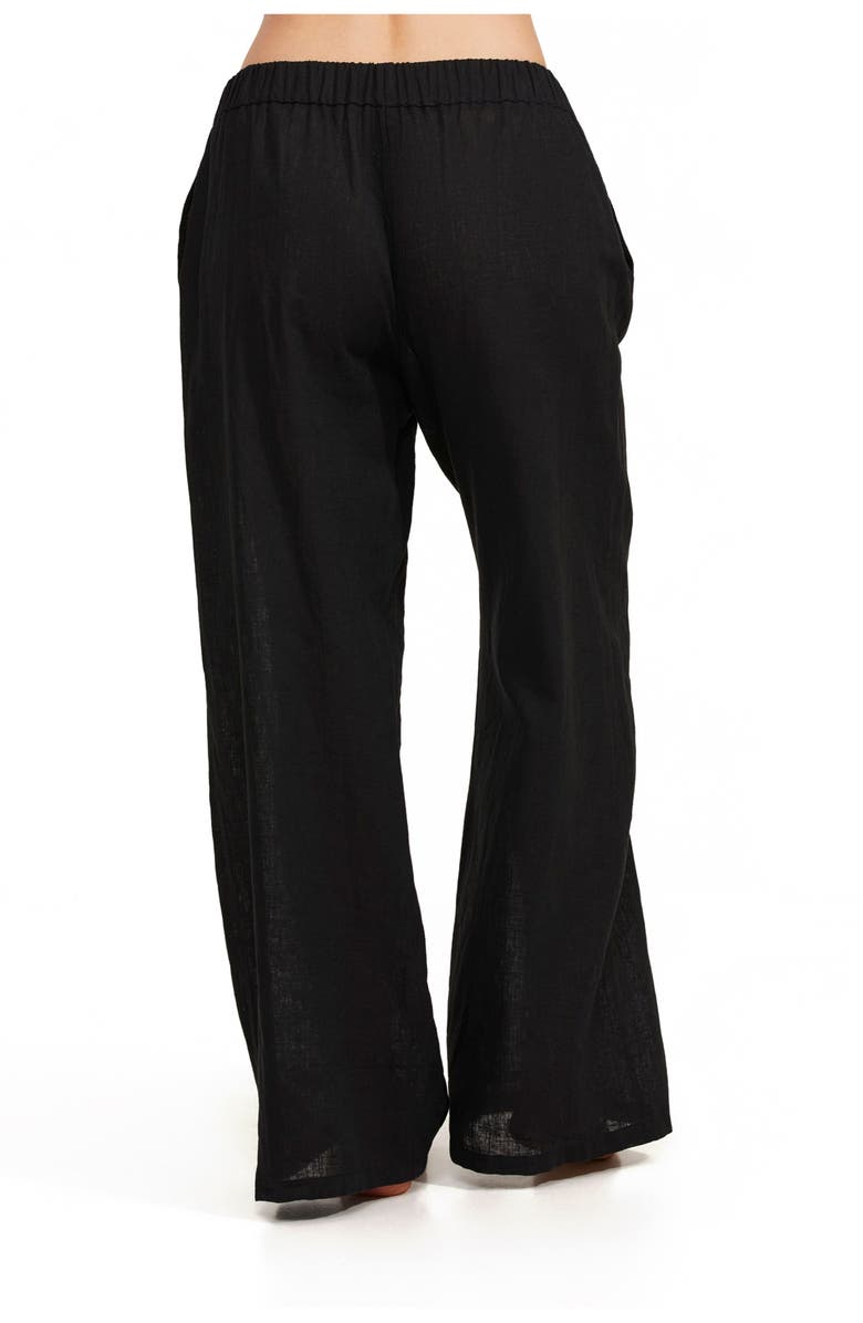 Luma Gottex Luma Elastic Waist Long Pant Cover Up, Alternate, color, 