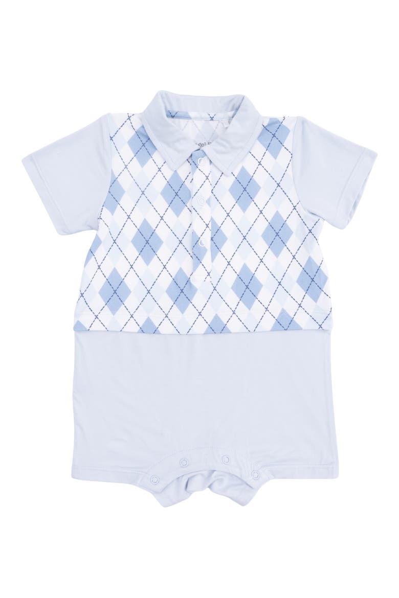 Argyle Polo Shortall, Main, color, IVORY BLUE