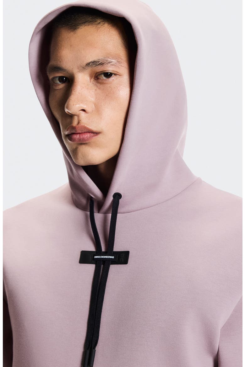 Focus Tech Hoodie, Alternate, color, HERON