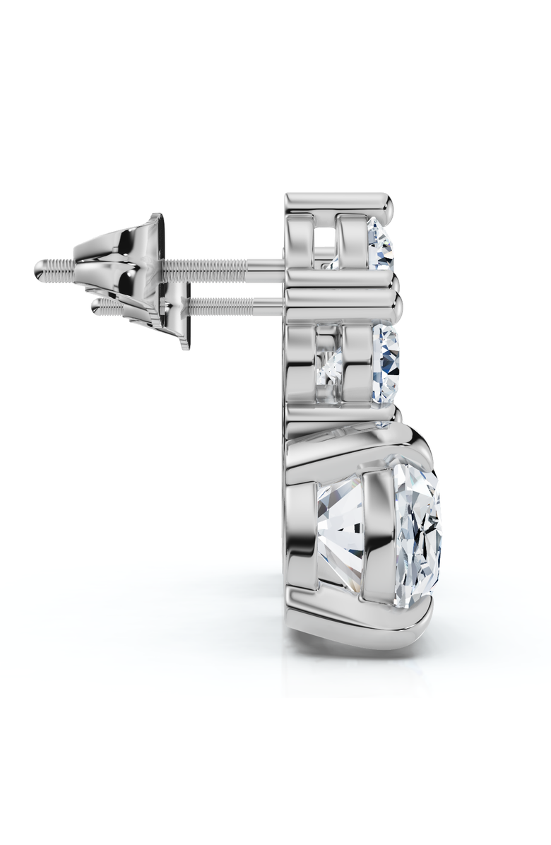 Bliss Diamond Certified 5Ct Oval Diamond Studs 14k Gold Lab Grown FG/VS, Alternate, color, 