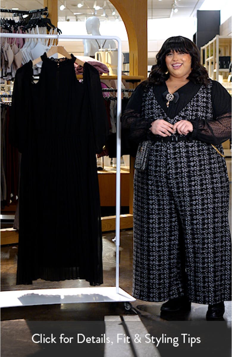 Promise Ruffle Pleated Long Sleeve Maxi Dress, sales video thumbnail