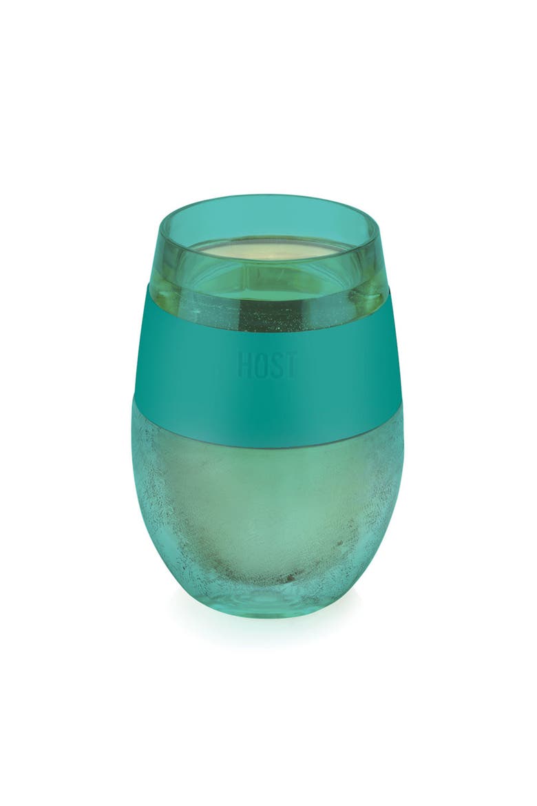 Wine FREEZE Cooling Cup, Main, color, Tinted Green