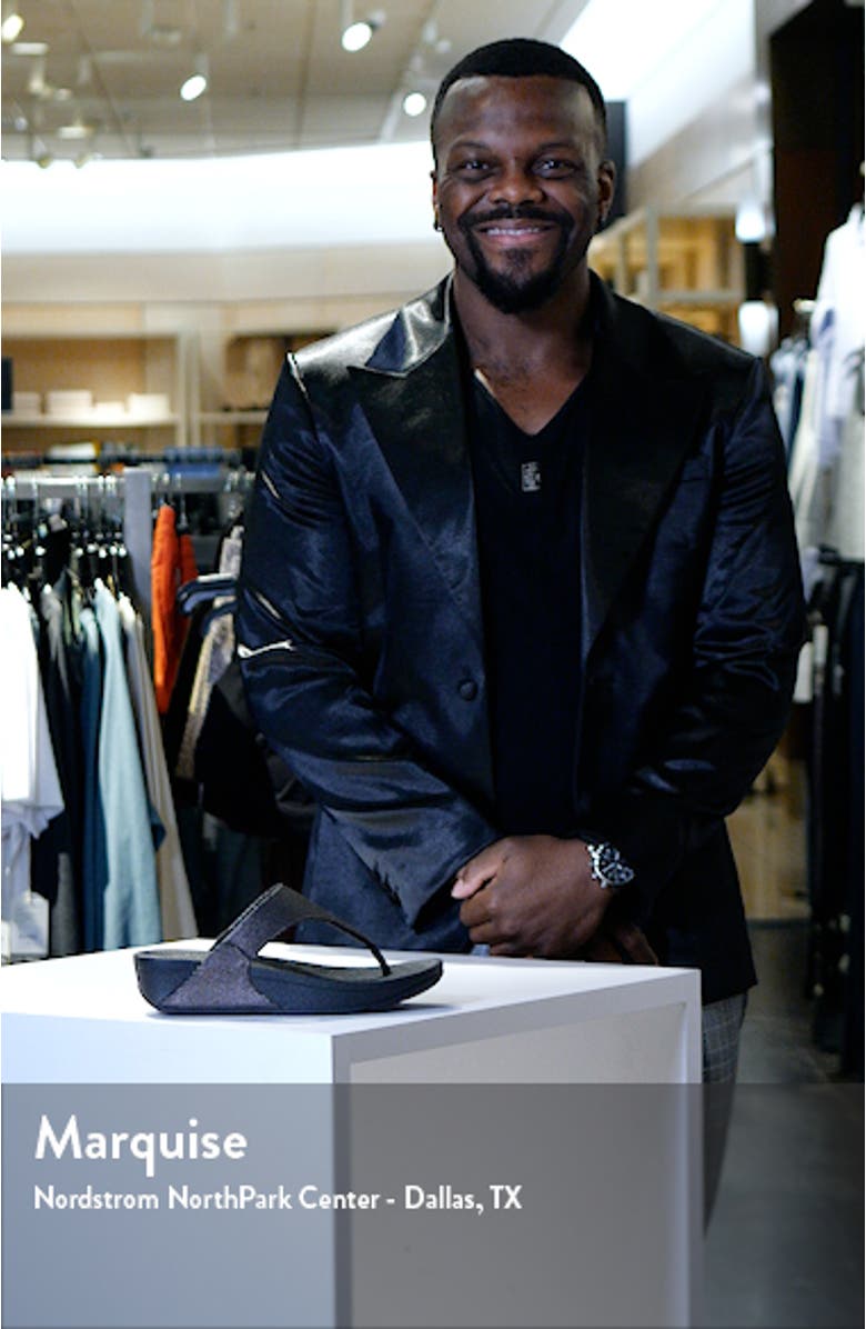 Lulu Glitz Canvas Platform Flip Flop, sales video thumbnail