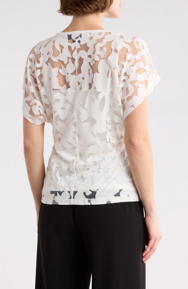BOSS Orange Ebasi Floral Top, Alternate, color, Open White