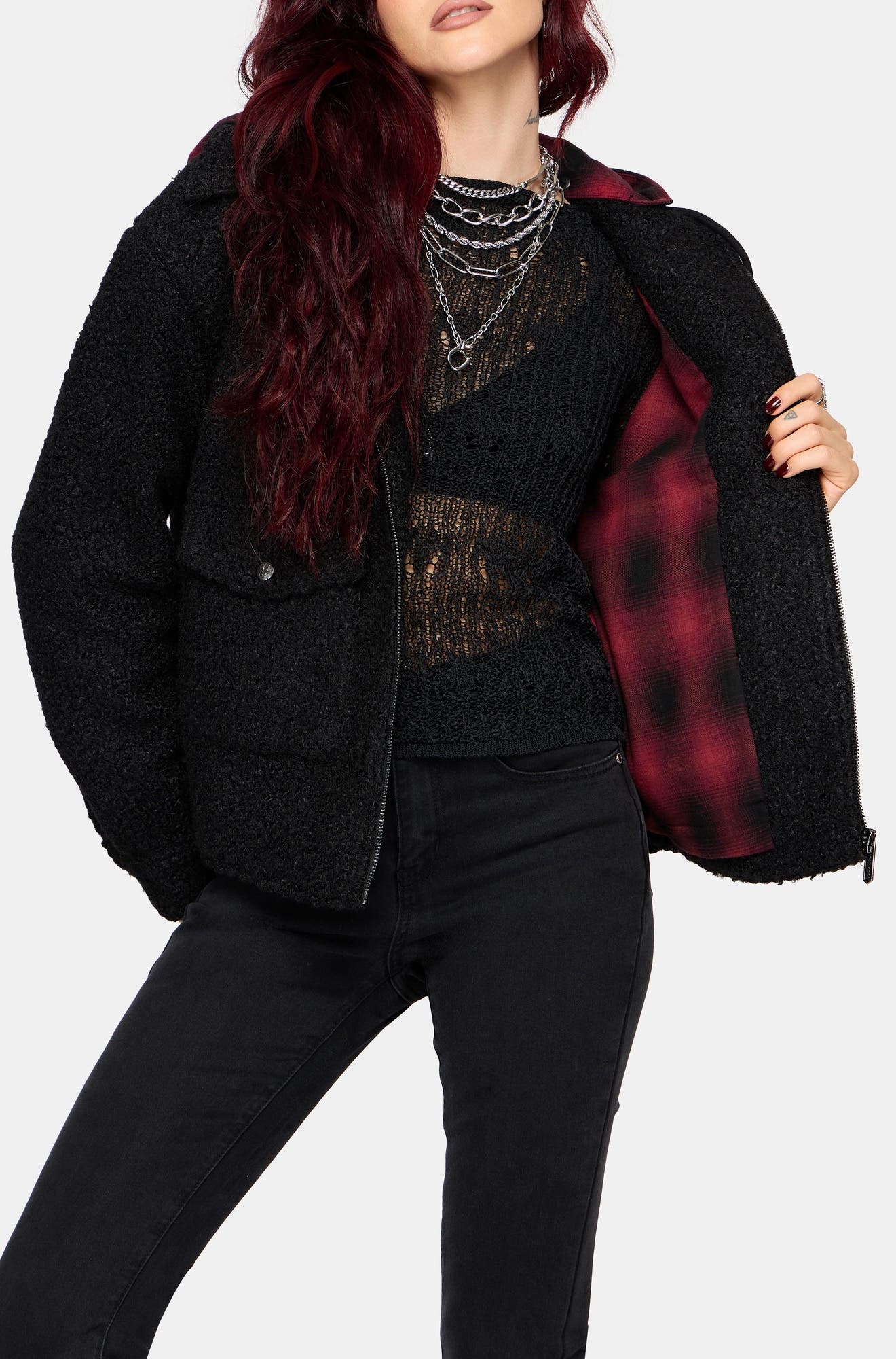 Disturbia Cicely Hood Shacket (Women) | Nordstrom